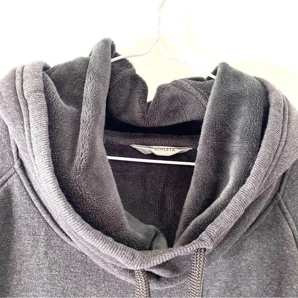 Athleta Grey Plush Lined Hoodie - Picture 3 of 8